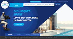 Desktop Screenshot of guyhoquet-immobilier-epone.com